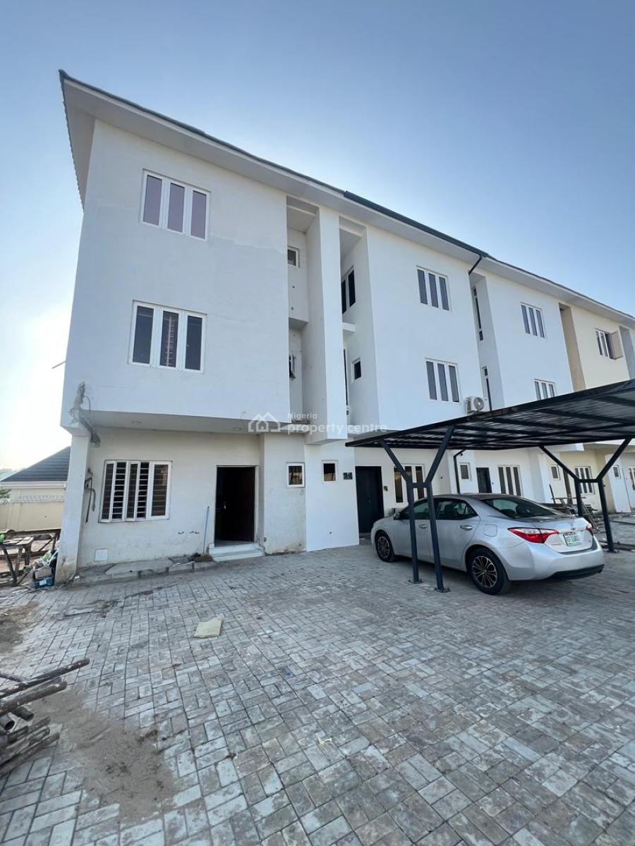Newly Built 4 Bedroom Terrace Duplex, Guzape, Guzape District, Abuja, Terraced Duplex for Sale