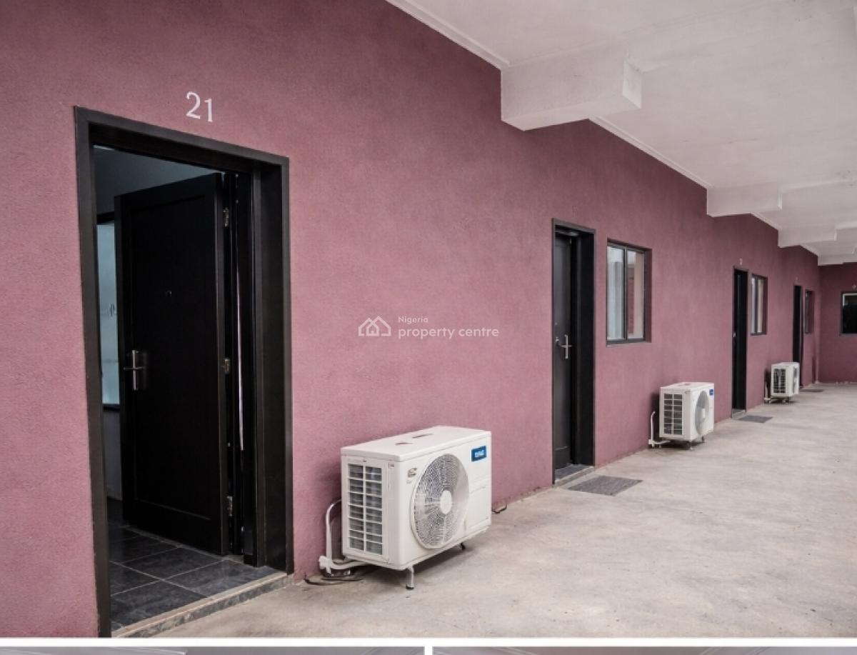 Lovely 1bedroom Flat Ground-floor with 2toilet 1bath, Air-conditioners, Chevron Drive, Lekki, Lagos, Mini Flat (room and Parlour) for Rent
