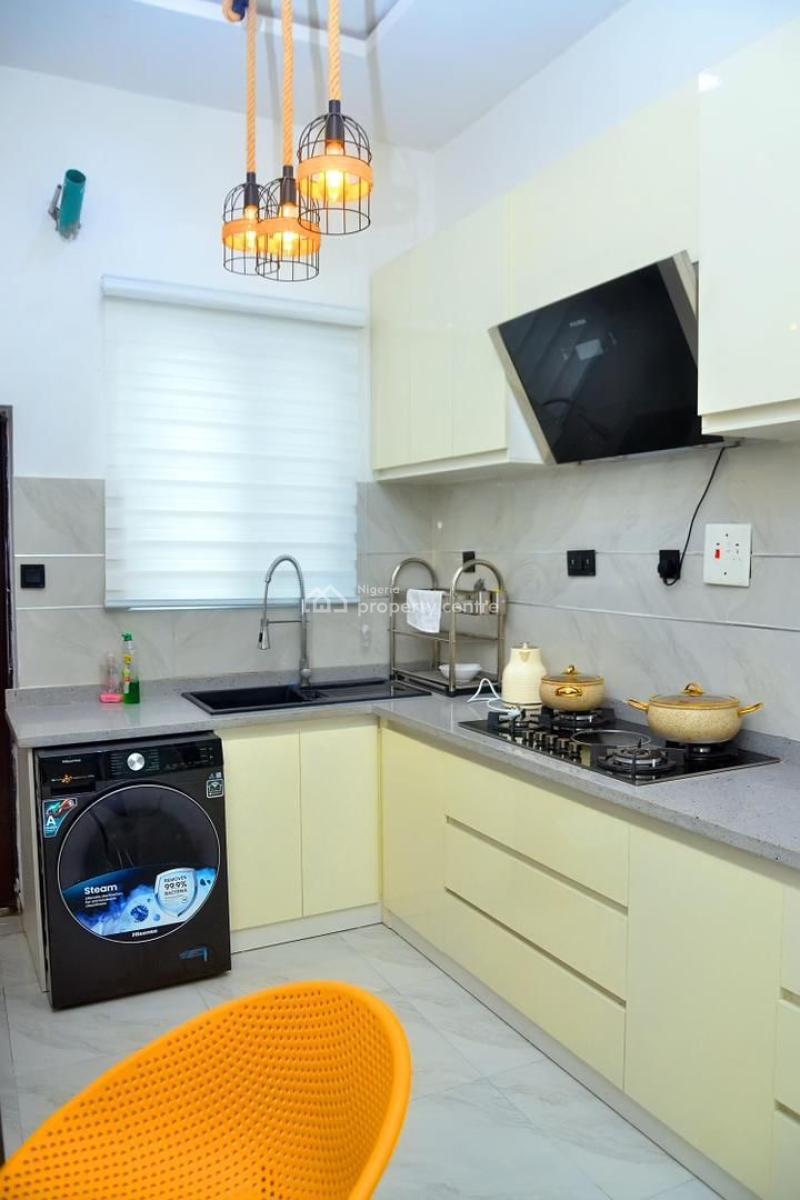 Luxury 2 Bedroom with Excellent Facilities, Jetty Road Inside Lekki Palm City Estate, Lekki, Lagos, Terraced Duplex Short Let