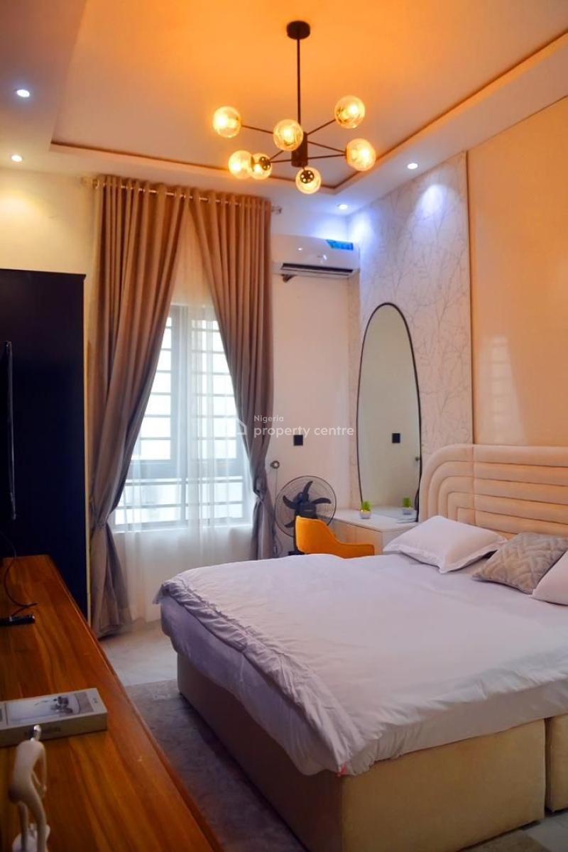 Luxury 2 Bedroom with Excellent Facilities, Jetty Road Inside Lekki Palm City Estate, Lekki, Lagos, Terraced Duplex Short Let