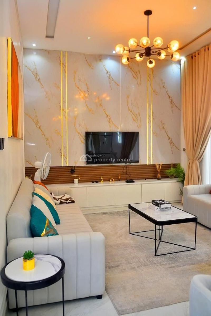 Luxury 2 Bedroom with Excellent Facilities, Jetty Road Inside Lekki Palm City Estate, Lekki, Lagos, Terraced Duplex Short Let