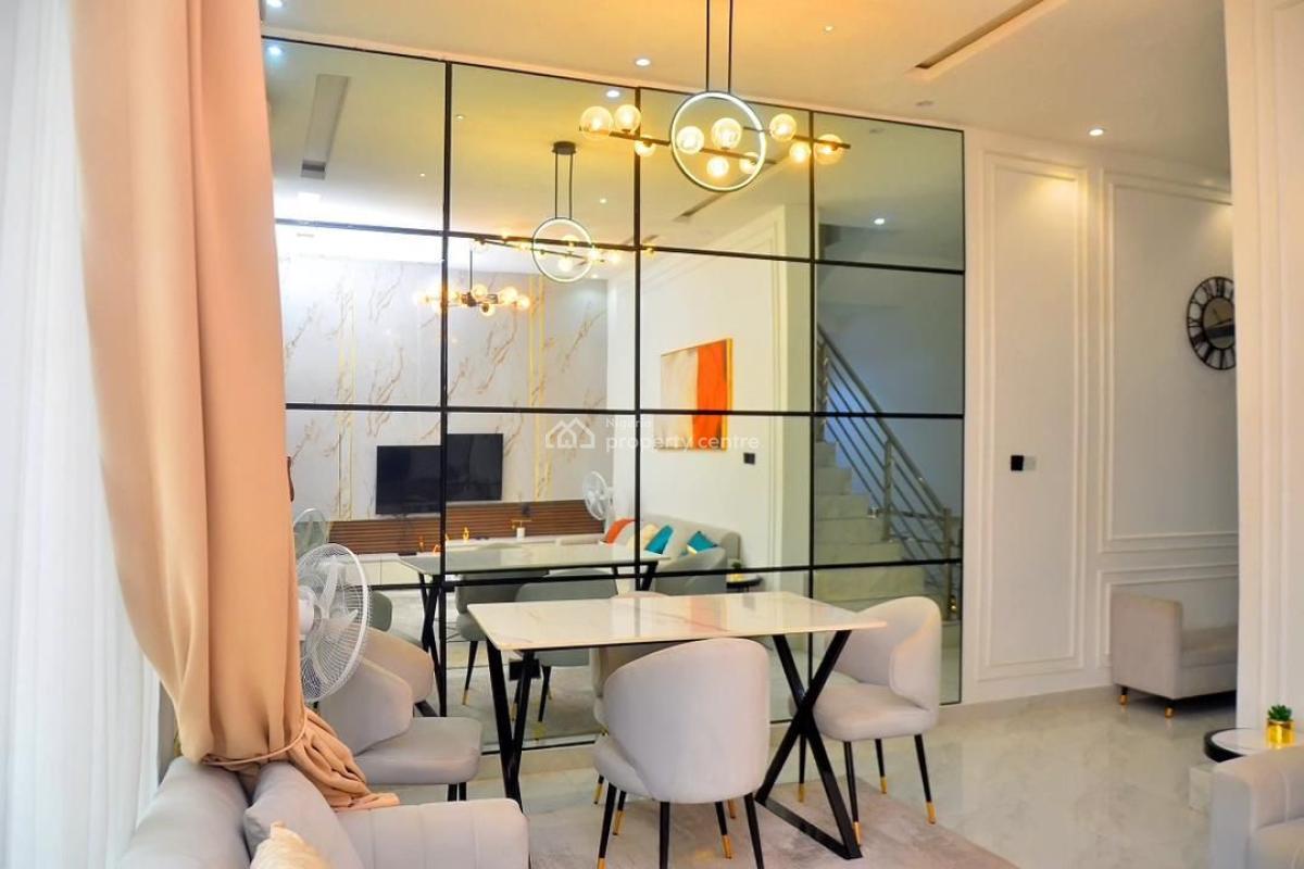 Luxury 2 Bedroom with Excellent Facilities, Jetty Road Inside Lekki Palm City Estate, Lekki, Lagos, Terraced Duplex Short Let
