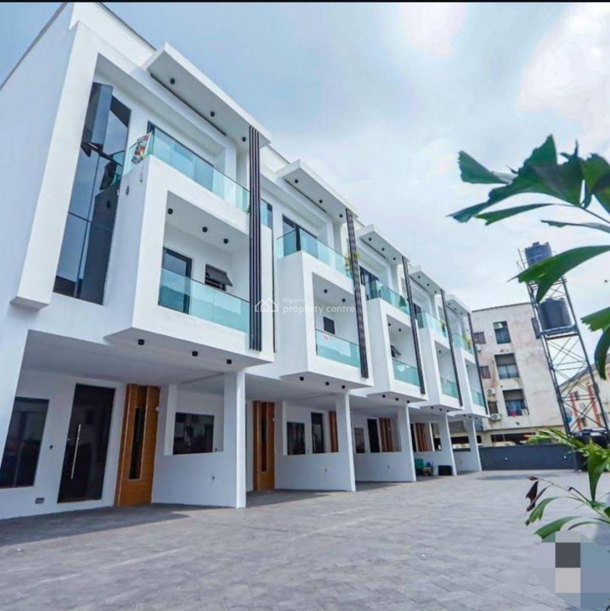 Luxurious 4 Bedrooms Terraces Duplex with Swimming Pool, Osapa Lekki, Lekki, Lagos, Terraced Duplex for Sale