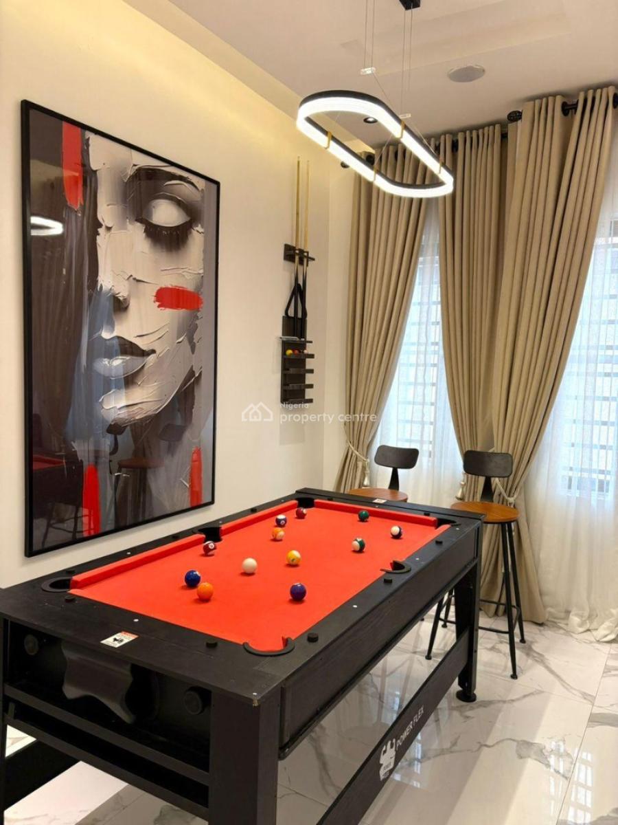 Luxury 3 Bedroom Furnished Duplex with Ps5, Snooker & Table Tennis, Akintunde a. Adeyemi Drive, Lekki Phase 1, Lekki, Lagos, Semi-detached Bungalow Short Let