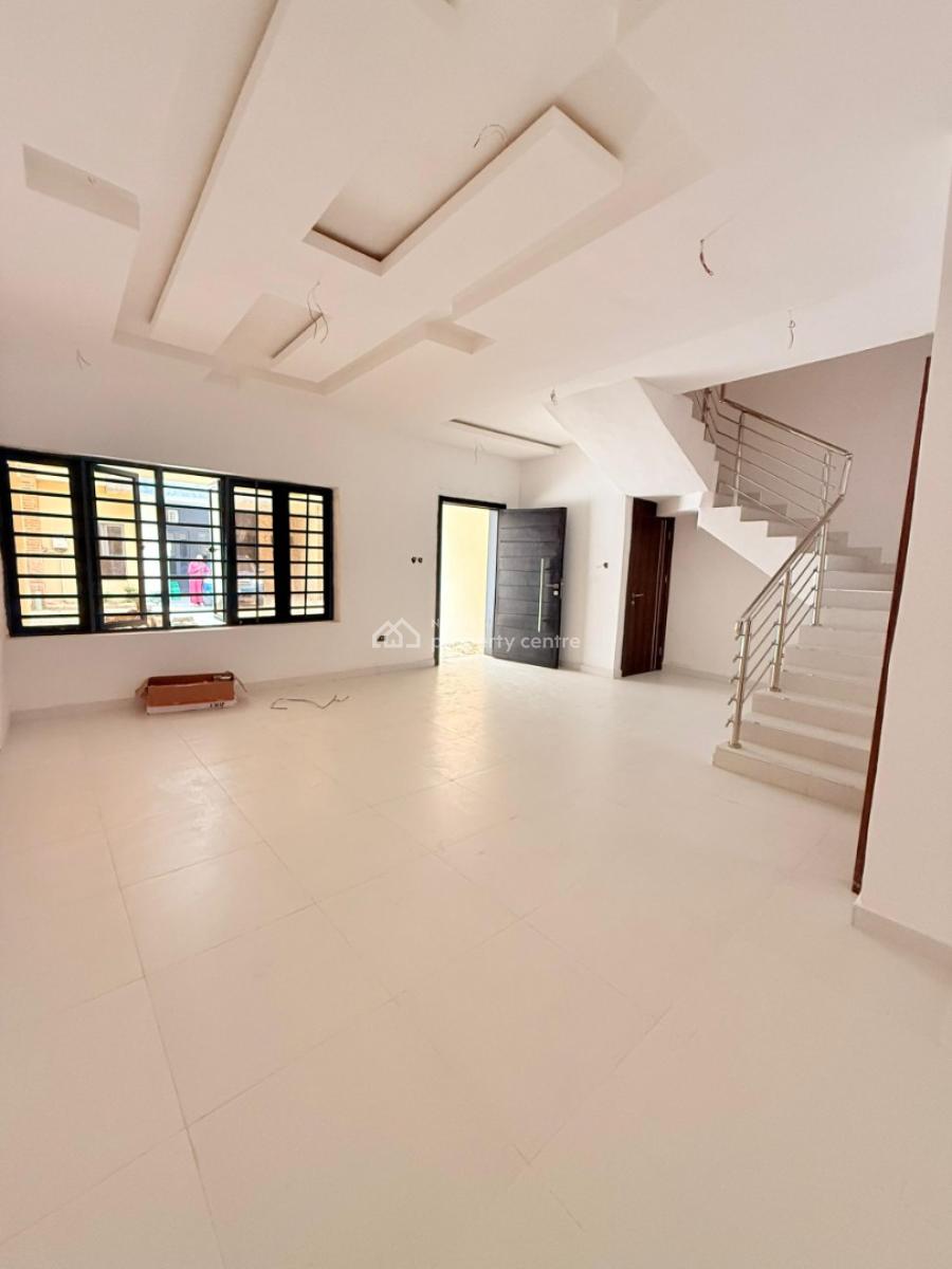 Luxury 4 Bedroom Terrace with Premium Finishes and Modern Facilities, Sherwood Court / Vintage Estate, Opposite Crown Estate, Sangotedo, Ajah, Lagos, Terraced Duplex for Sale
