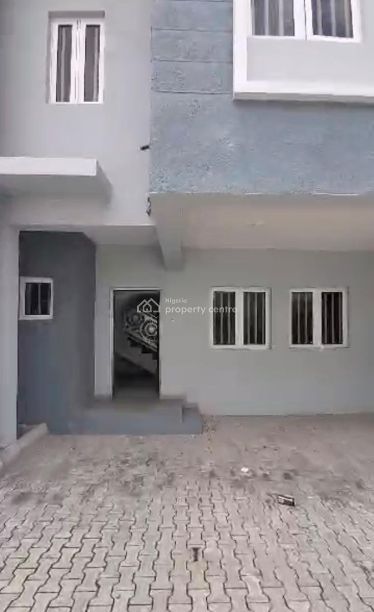 Luxury 3 Bedroom Terrace with Study Room and Bq, Off Alpha Beach Road, New Road, Lekki, Lagos, Terraced Duplex for Rent