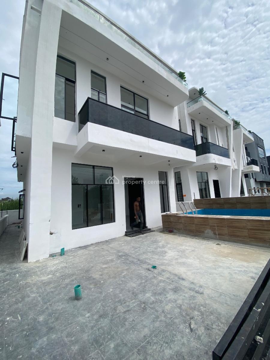 4 Bedrom Detached Duplex with Swimmingpool, Waston Estate After Lbs Lekki Ajah, Ajah, Lagos, Flat / Apartment for Rent