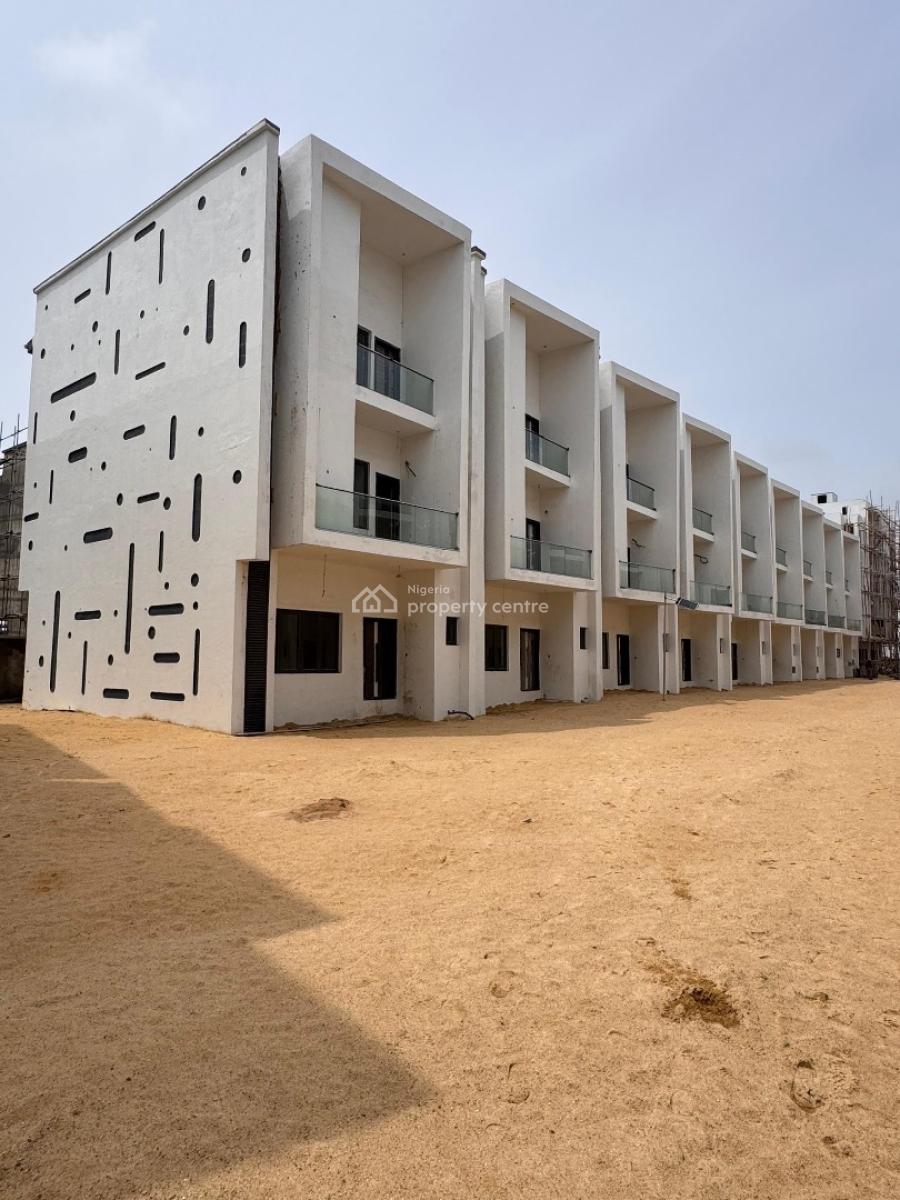 Contemporary 4 Bedroom Terrace Duplex, Osapa-london, Behind Nicon Town, Lekki, Lagos, Terraced Duplex for Sale