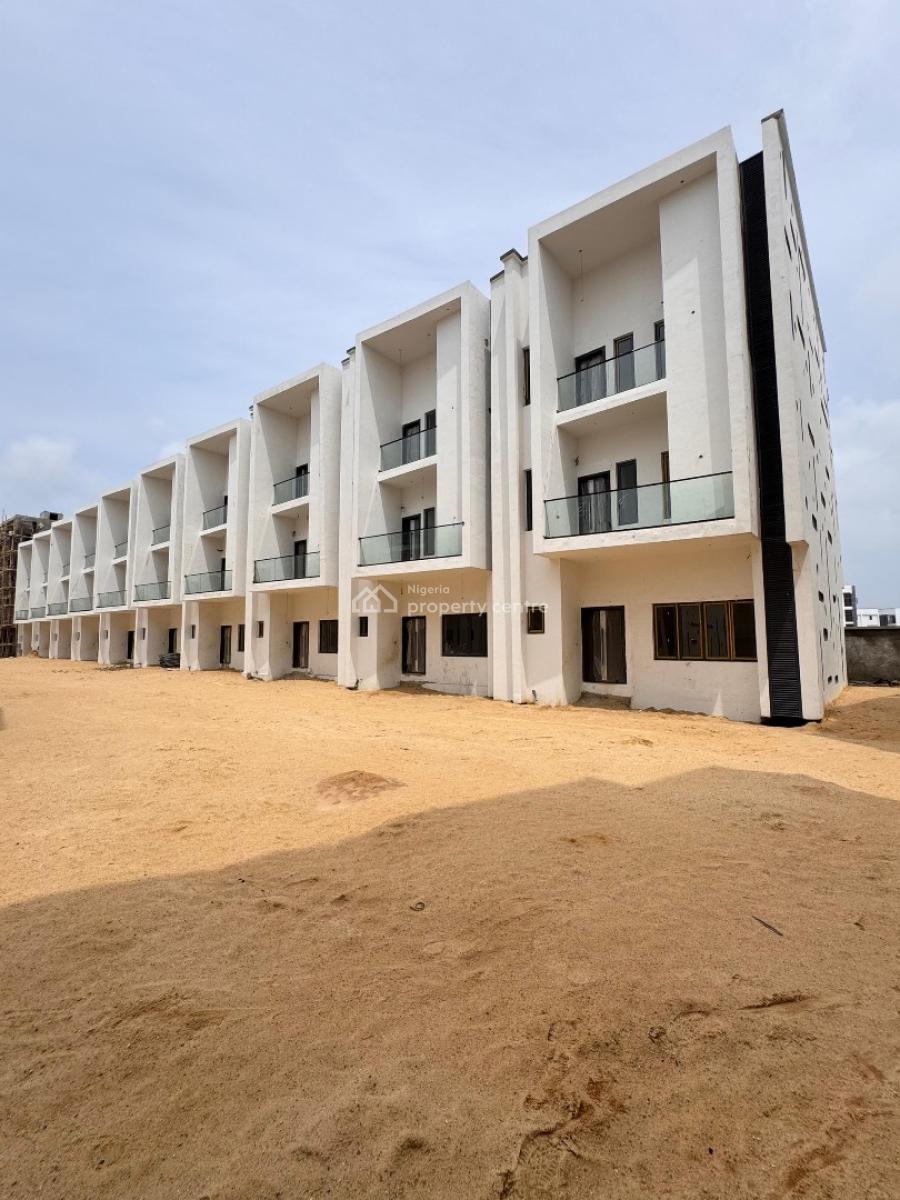 Contemporary 4 Bedroom Terrace Duplex, Osapa-london, Behind Nicon Town, Lekki, Lagos, Terraced Duplex for Sale