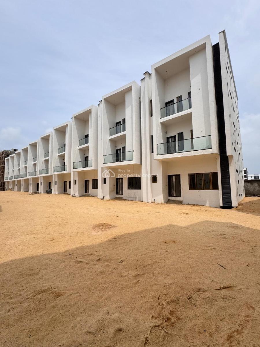 Contemporary 4 Bedroom Terrace Duplex, Osapa-london, Behind Nicon Town, Lekki, Lagos, Terraced Duplex for Sale
