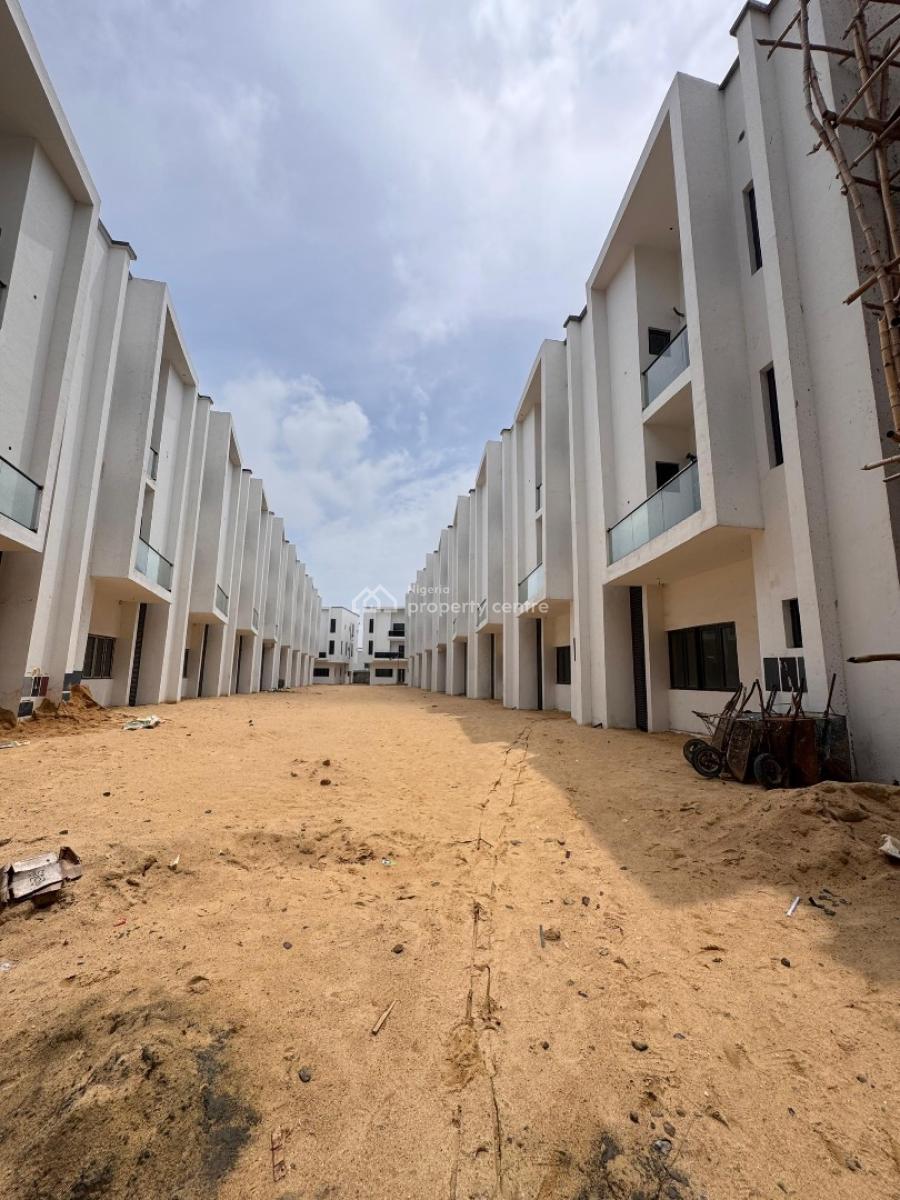 Contemporary 4 Bedroom Terrace Duplex, Osapa-london, Behind Nicon Town, Lekki, Lagos, Terraced Duplex for Sale