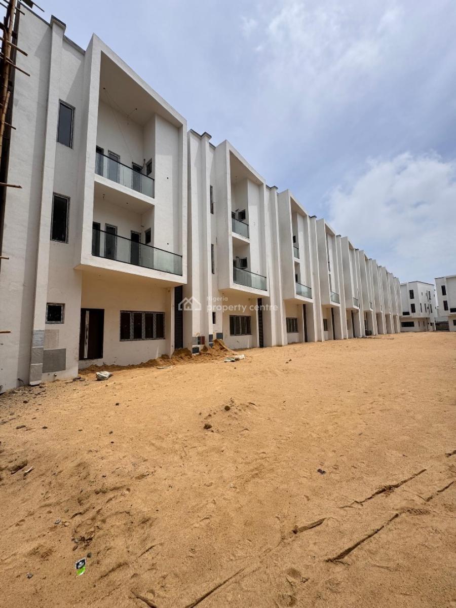 Contemporary 4 Bedroom Terrace Duplex, Osapa-london, Behind Nicon Town, Lekki, Lagos, Terraced Duplex for Sale
