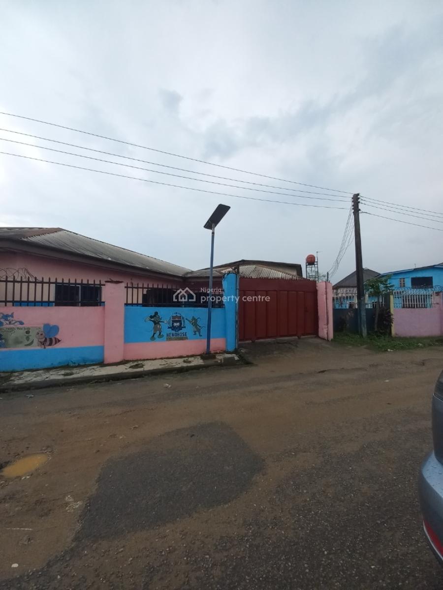 Slightly Above 2 Plots of Land with a 5 Bedroom Duplex & a Bungalow, Off Peter Odili Road, Trans Amadi, Port Harcourt, Rivers, Mixed-use Land for Sale