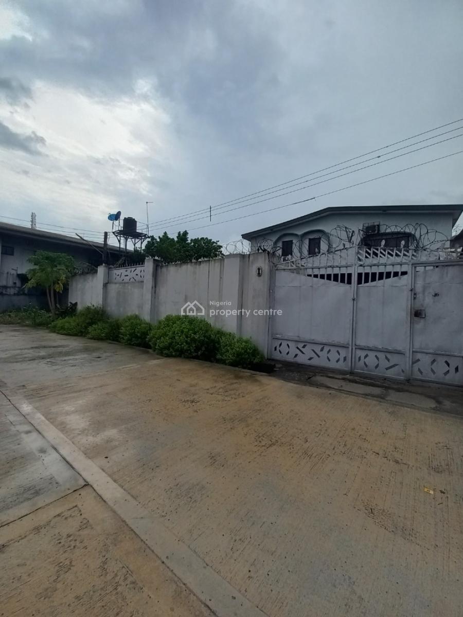 Slightly Above 2 Plots of Land with a 5 Bedroom Duplex & a Bungalow, Off Peter Odili Road, Trans Amadi, Port Harcourt, Rivers, Mixed-use Land for Sale