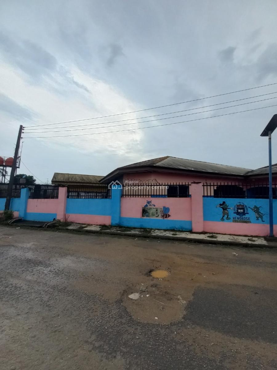 Slightly Above 2 Plots of Land with a 5 Bedroom Duplex & a Bungalow, Off Peter Odili Road, Trans Amadi, Port Harcourt, Rivers, Mixed-use Land for Sale