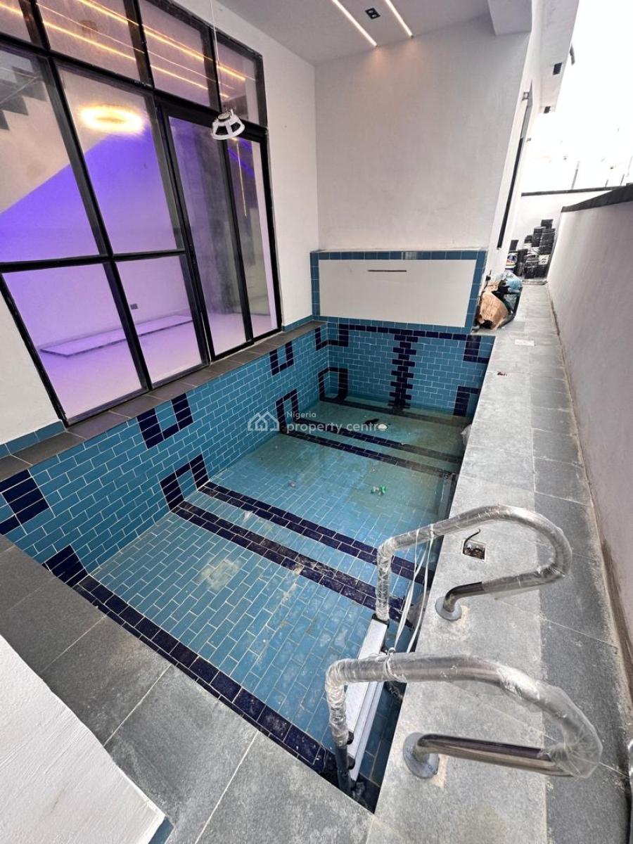 Contemporary Designed 5 Bedroom Duplex with a Bq & Swimming Pool, Orchid Road, Lekki, Lagos, Detached Duplex for Sale