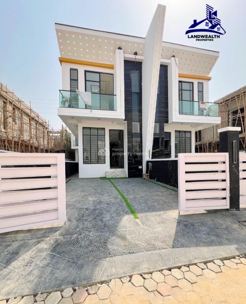 Last Unit of This 4 Bedroom Semi-detached Solar Inverter Duplex, Ikota, Lekki, Lagos, Semi-detached Duplex for Sale