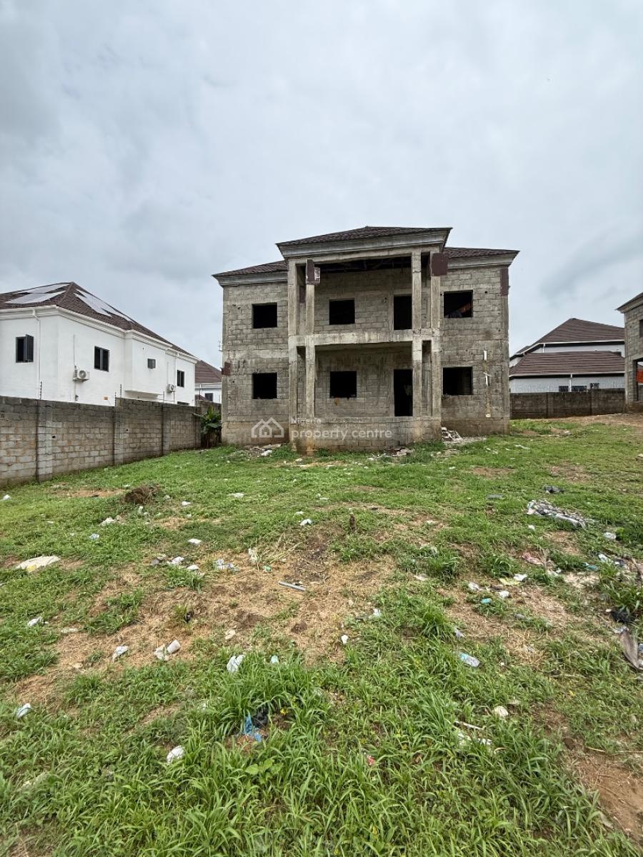 4 Bedroom Detached Duplex (carcass), Naf Valley Estate Asokoro, Asokoro District, Abuja, Detached Duplex for Sale