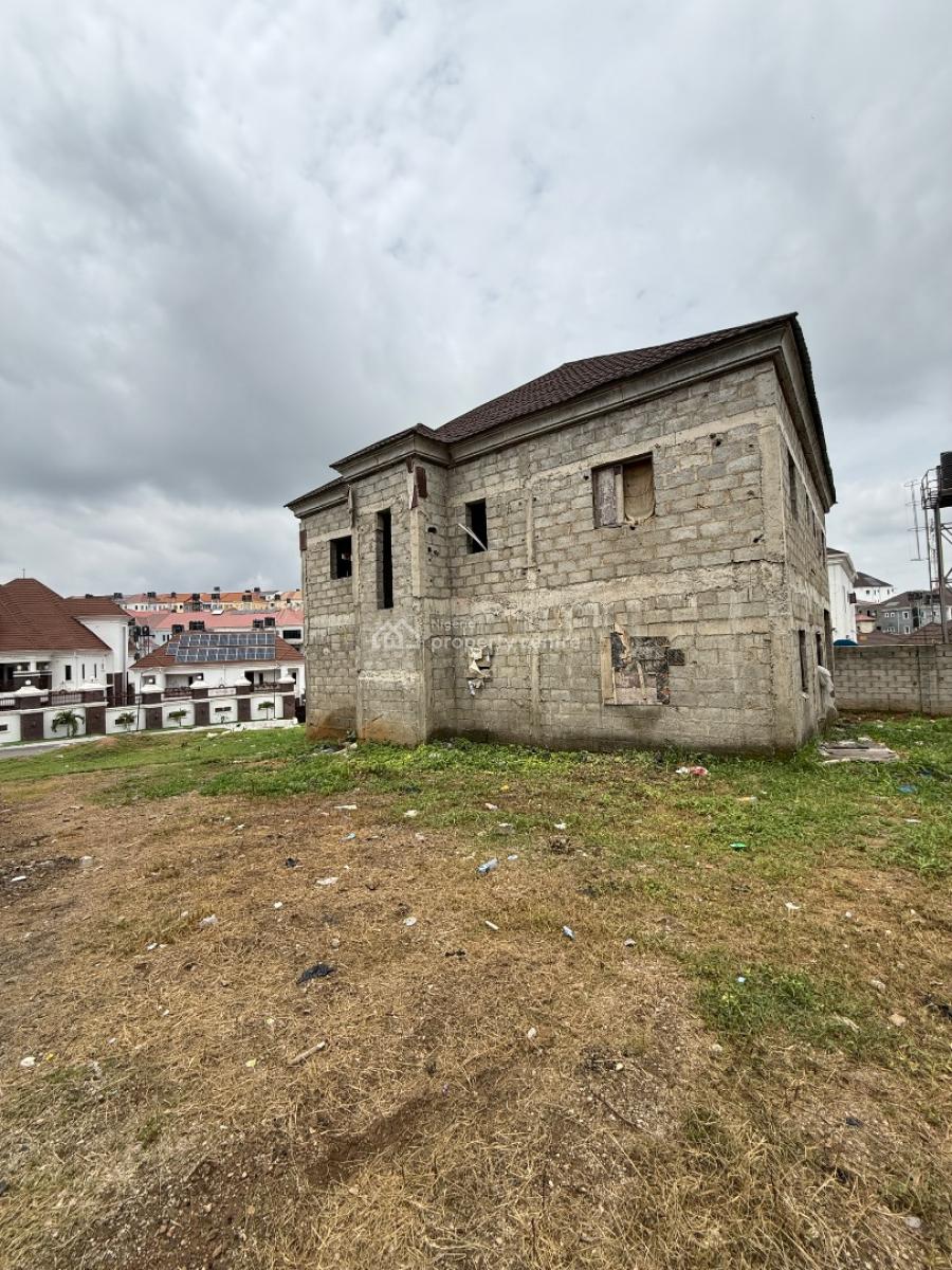4 Bedroom Detached Duplex (carcass), Naf Valley Estate Asokoro, Asokoro District, Abuja, Detached Duplex for Sale