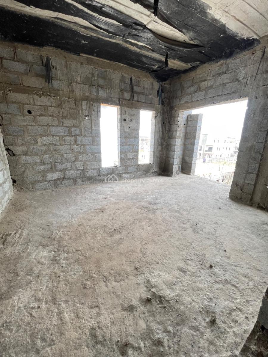 Distress, 4 Bedrooms Semi Detached Duplex with Bq, Carcass Level, Ochacho Site 2, Life Camp, Abuja, Semi-detached Duplex for Sale