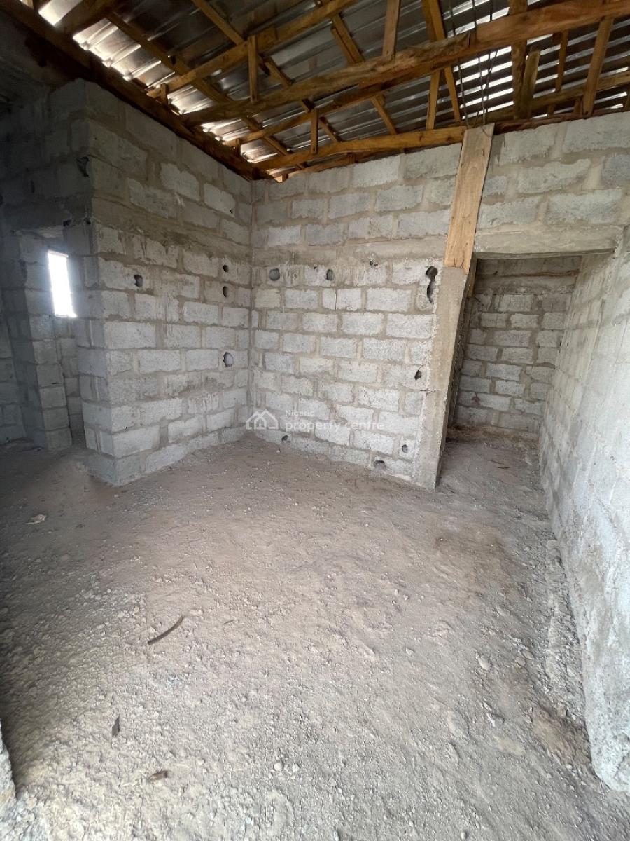 Distress, 4 Bedrooms Semi Detached Duplex with Bq, Carcass Level, Ochacho Site 2, Life Camp, Abuja, Semi-detached Duplex for Sale