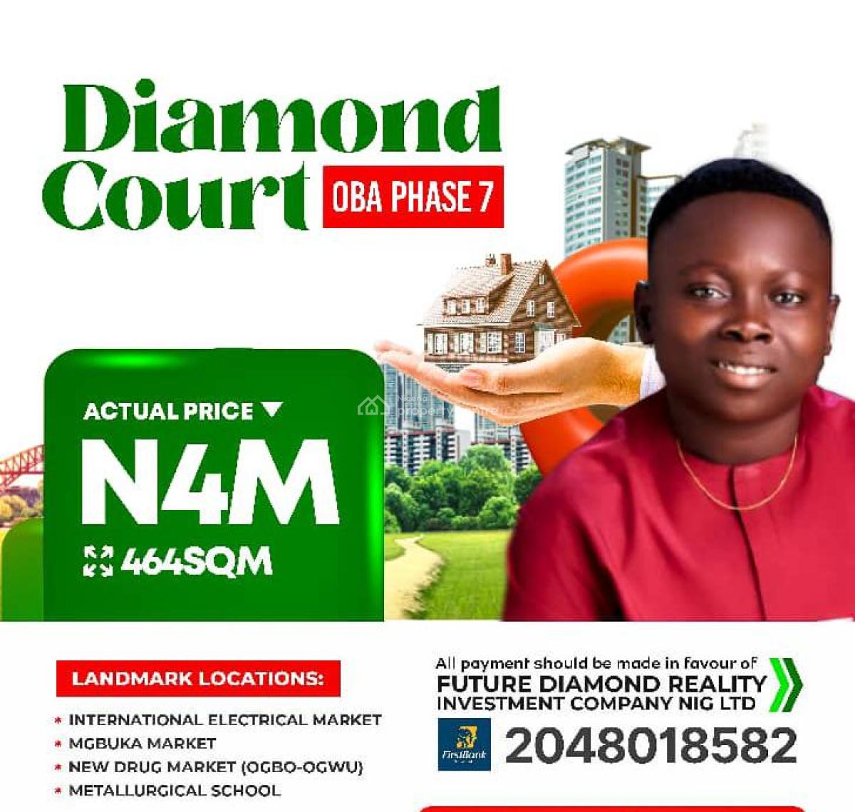 Mixed Use Land, *diamond Court Estate*oba, Idemili, Anambra, Mixed-use Land for Sale