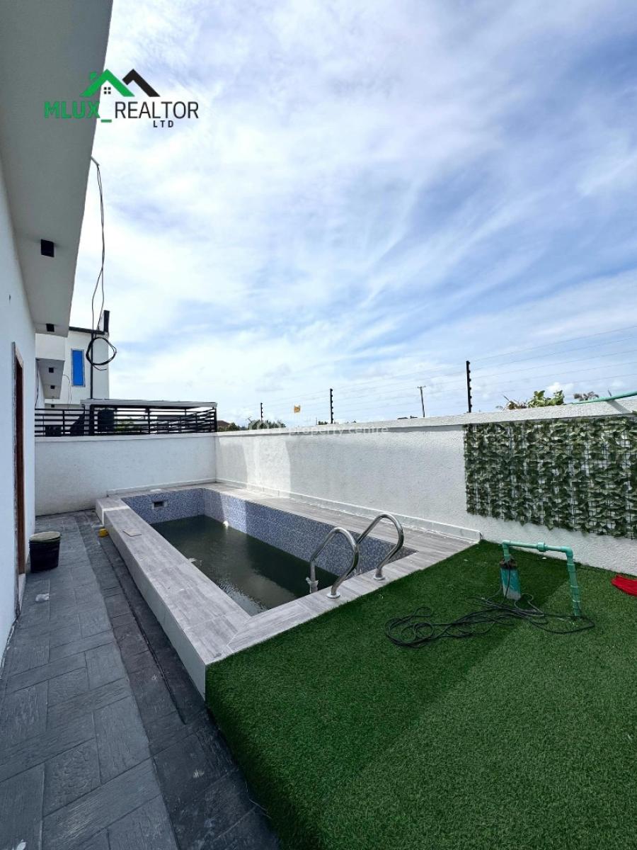 Brand New 5 Bedroom Detached Duplex with Bq & Swimming Pool, Ajah, Lagos, Detached Duplex for Rent