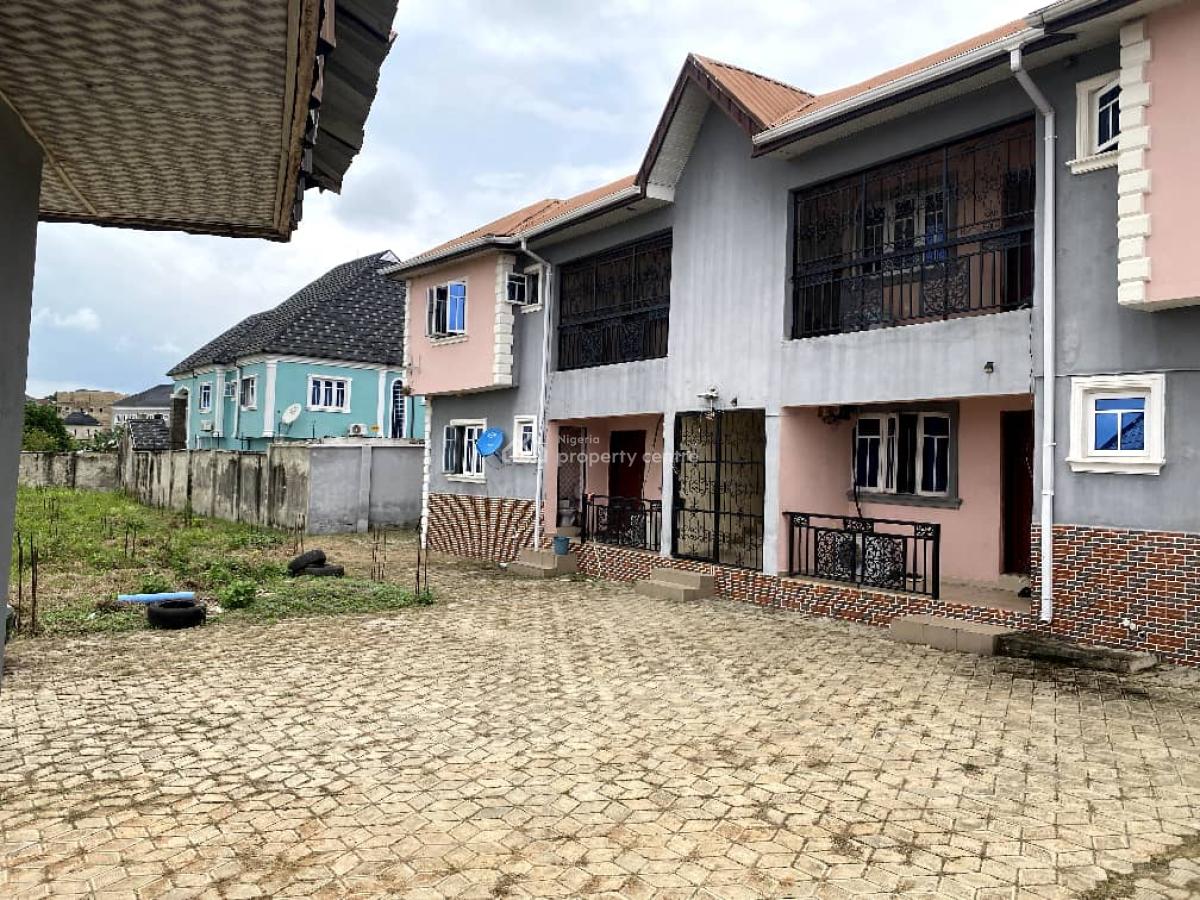Modern 4 Units of 3 Bedroom on 1500sqm of Land Fenced, Elebu, Oluyole, Oyo, Block of Flats for Sale