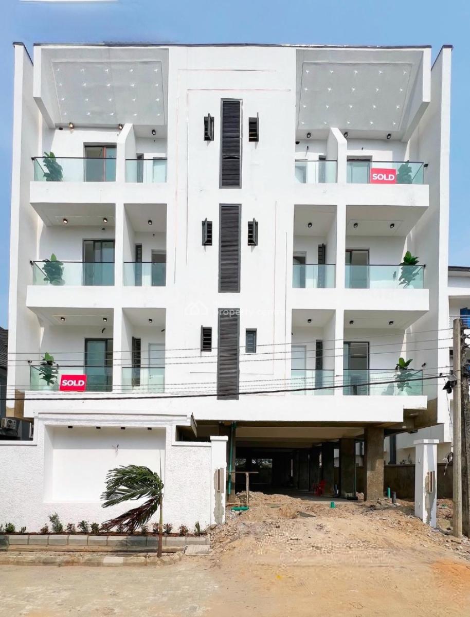 Newly Built 2 Bedroom Apartment, Fitted Kitchen, Ikate, Lekki, Lagos, Flat / Apartment for Sale