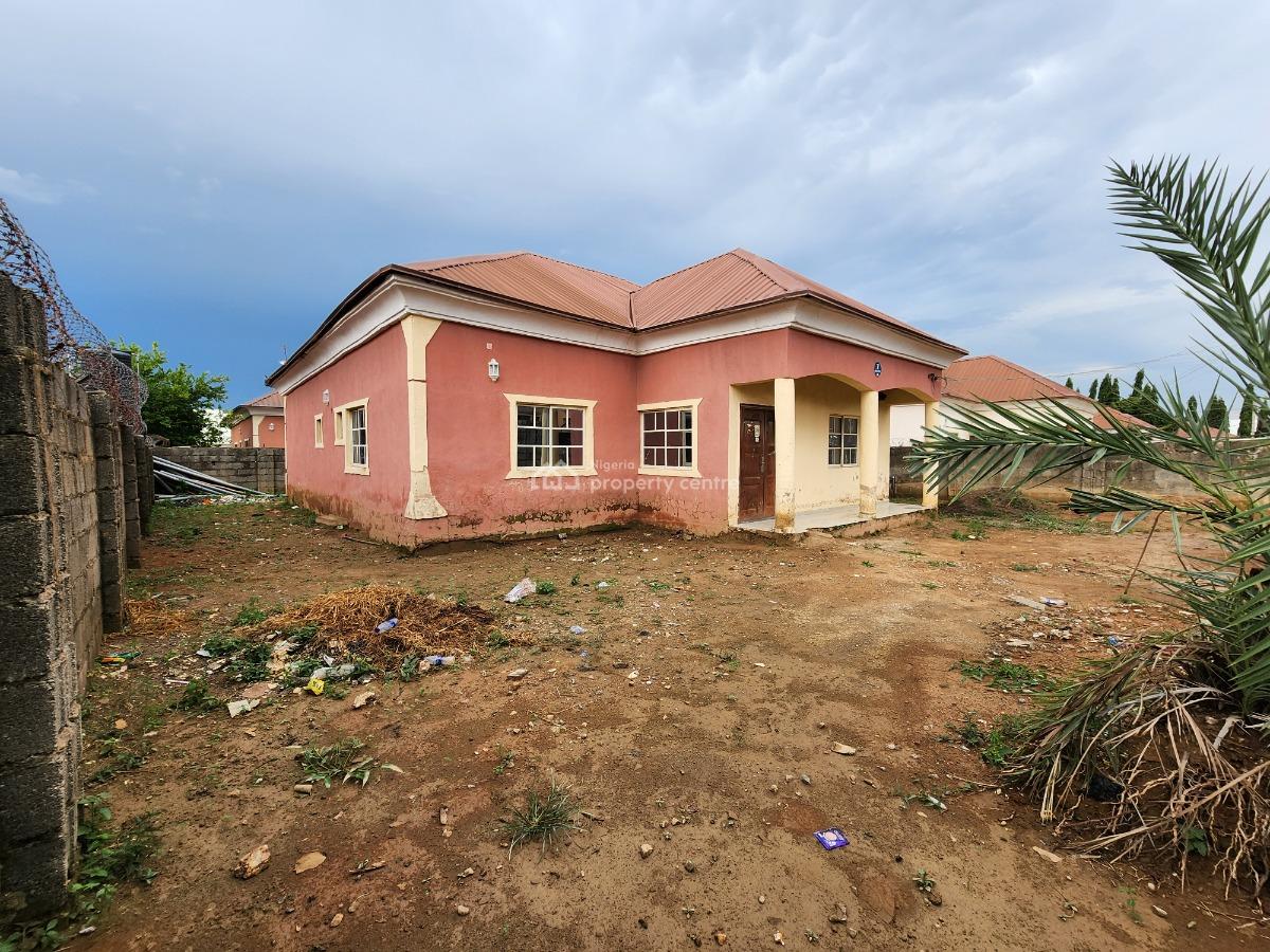 Strategically Located 3 Bedroom Bungalow at Becky Estate Phase Ii, Becky Estate Phase Ii, Karu, Nasarawa, Detached Bungalow for Rent
