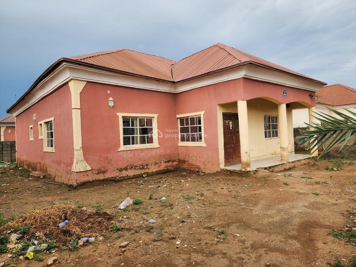 Strategically Located 3 Bedroom Bungalow at Becky Estate Phase Ii, Becky Estate Phase Ii, Karu, Nasarawa, Detached Bungalow for Rent