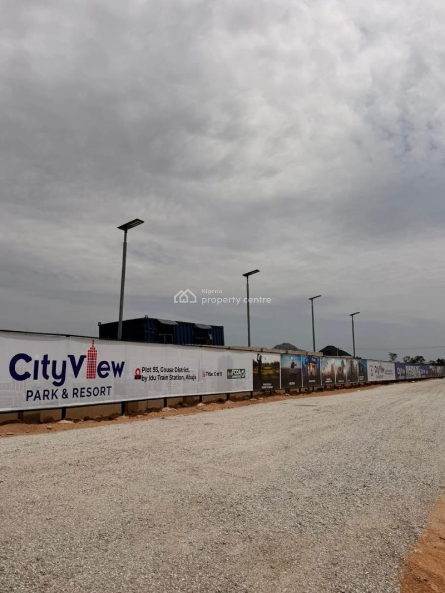 Abuja Buy and Build Best Land with C of O, City View Park & Resort, Gousa District By Idu Train Station, Central Business District, Abuja, Residential Land for Sale