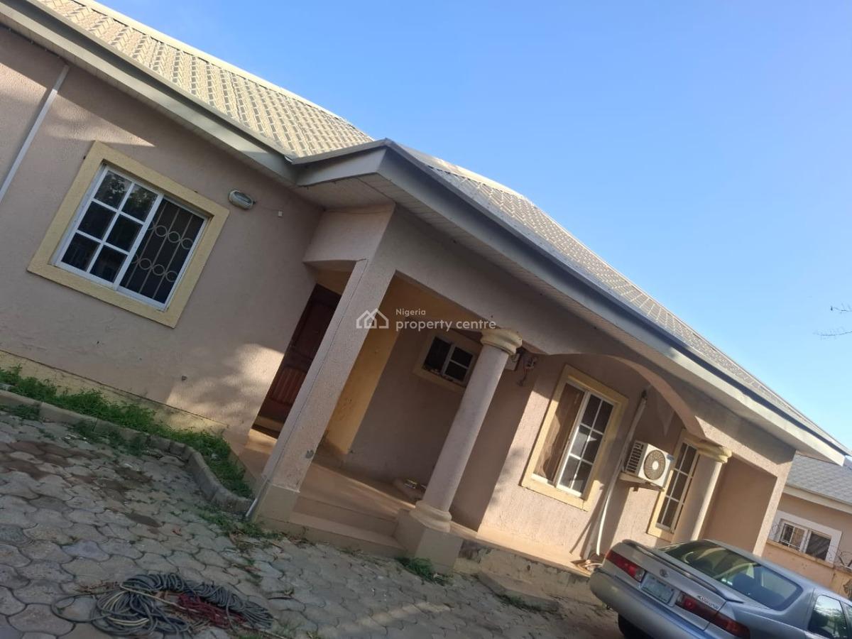 3 Bedroom Bungalow with 2 Selfcontain Bq, Apo., Wumba, Abuja, Detached Bungalow for Sale