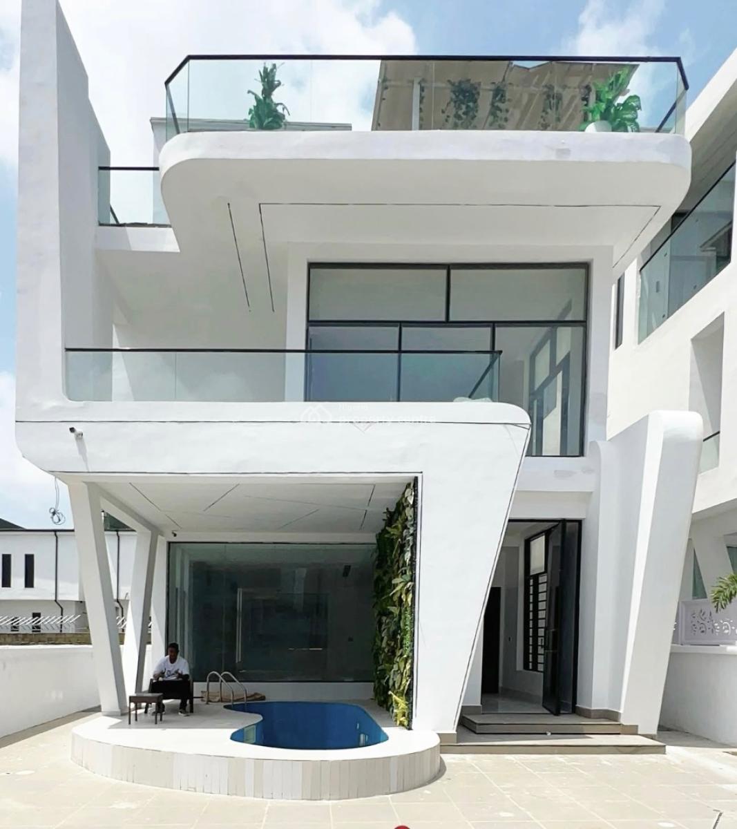 5bedroom Fully Detached Duplex+ Bq  with Cinema,gym Study, Rooftop, Chevron Lekki Lagos, Lekki Phase 1, Lekki, Lagos, Detached Duplex for Sale