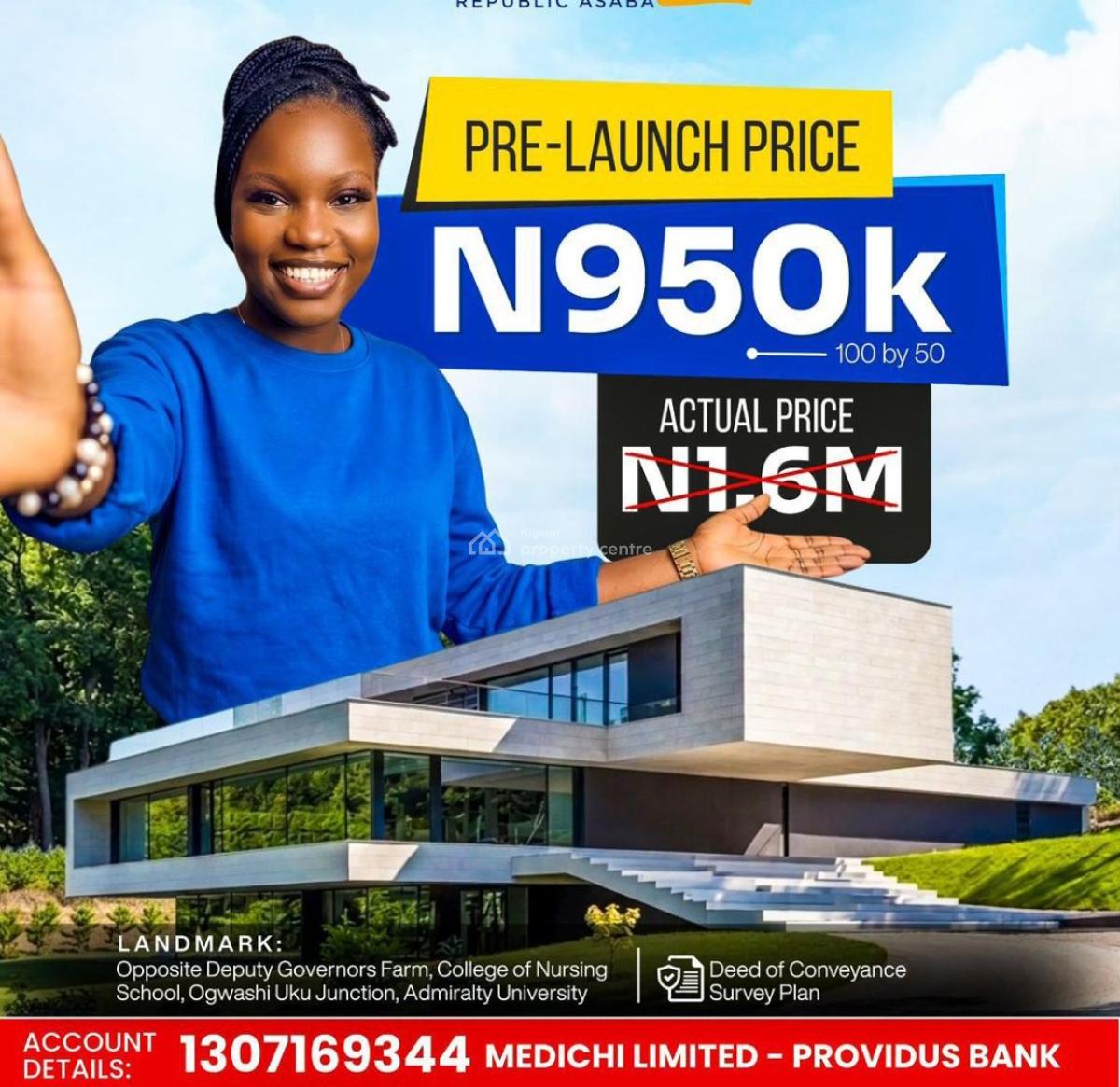 Mixed Use Land, , Palm Republic 2 Asaba After The Deputys Governor Farm*, Aniocha South, Delta, Mixed-use Land for Sale
