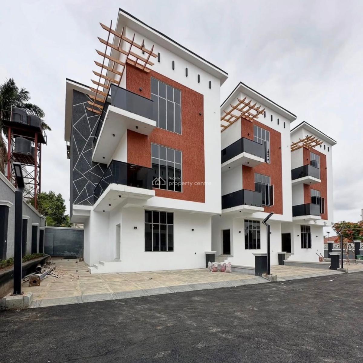 Newly Built 4 Bedroom with a Bq, Utako, Abuja, Terraced Duplex for Sale