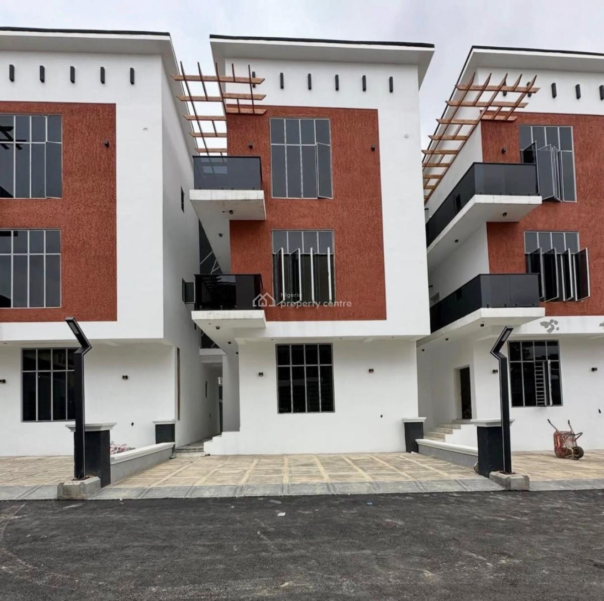 Newly Built 4 Bedroom with a Bq, Utako, Abuja, Terraced Duplex for Sale
