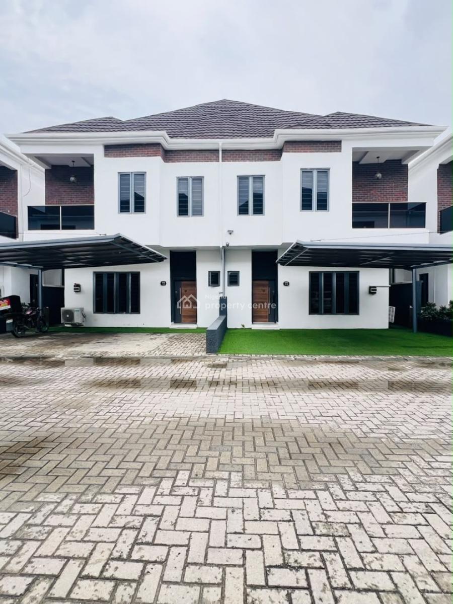 Luxury and Spacious 4bedroom Semi- Detached Duplex +bq with Pool& Gym, Inside a Serene and Secured Estate Orchid Lekki Lagos, Lekki Phase 2, Lekki, Lagos, Semi-detached Duplex for Rent