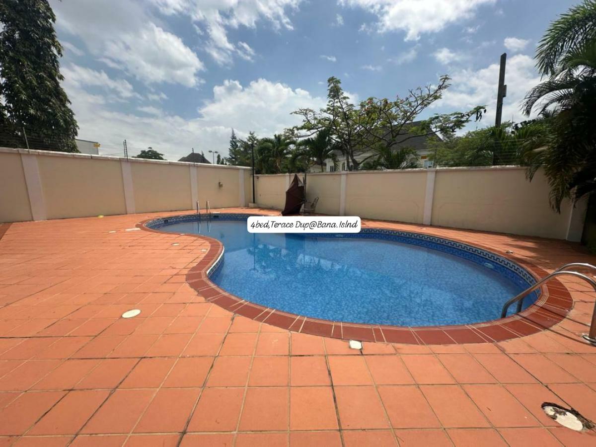 Tastefully Finished 4 Bedroom Terrace Duplex with Bq Available, Banana Island, Ikoyi, Lagos, Flat / Apartment for Rent