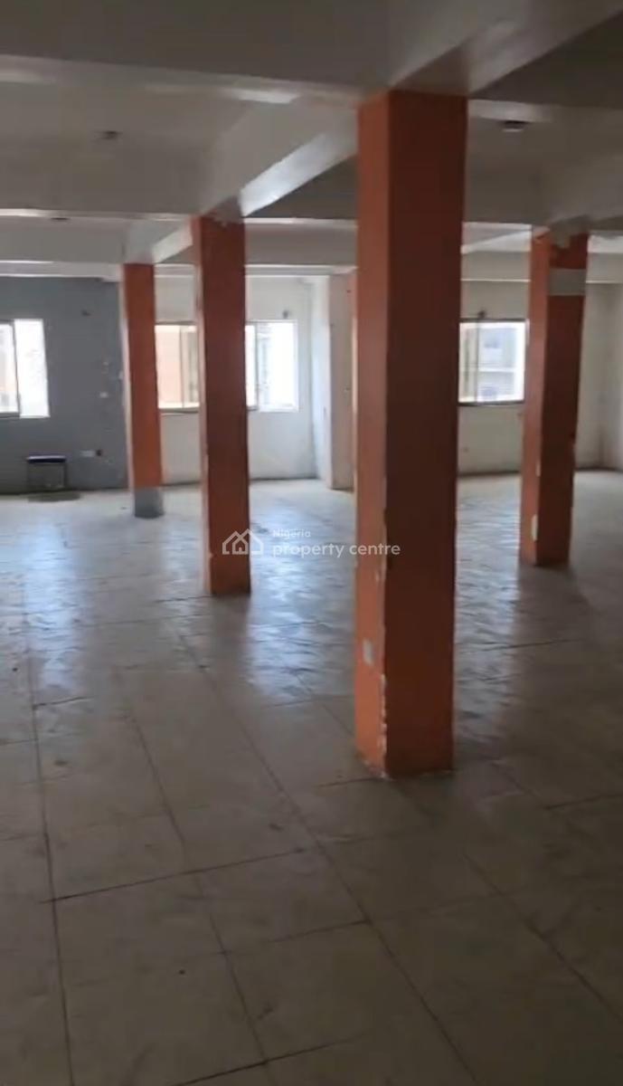 110 Square Meters Open Plan Office, Alagomeji, Yaba, Lagos, Office Space for Rent