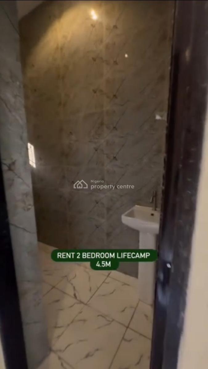 Newly Built 2 Bedroom Apartment, Life Camp, Abuja, Flat / Apartment for Rent