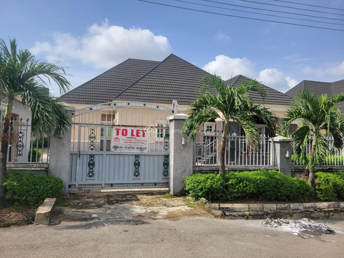 4 Bedroom Bungalow, Protea Street ,house 473,map Global Estate Behind Efab Metropolis, Gwarinpa, Abuja, Detached Bungalow for Rent