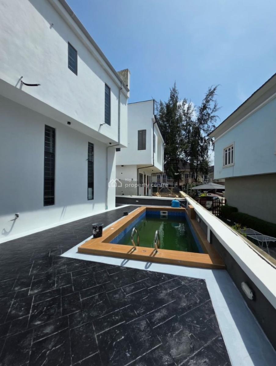 Beautifully Finished 5 Bedroom Fully Detached Duplex with Bq and Pool, Lekki County, Ikota, Lekki, Lagos, Detached Duplex for Sale
