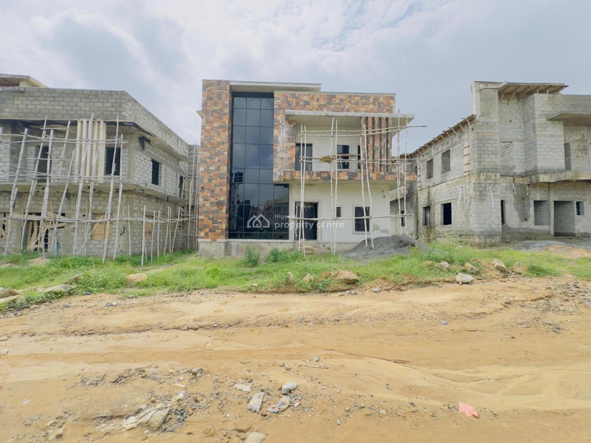 Spacious Semi Finished 5 Bedroom Detached Duplex with Bq in a Secure Estate, By Aa Rano, Apo, Abuja, Detached Duplex for Sale