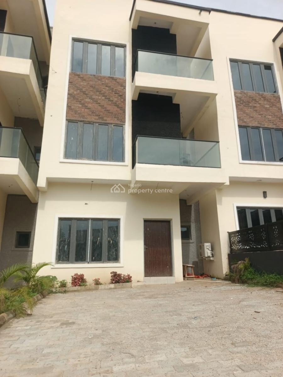 Luxury 4 Bedroom Duplex with Bq, Behind Stella Maris College, Life Camp, Abuja, Terraced Duplex for Sale