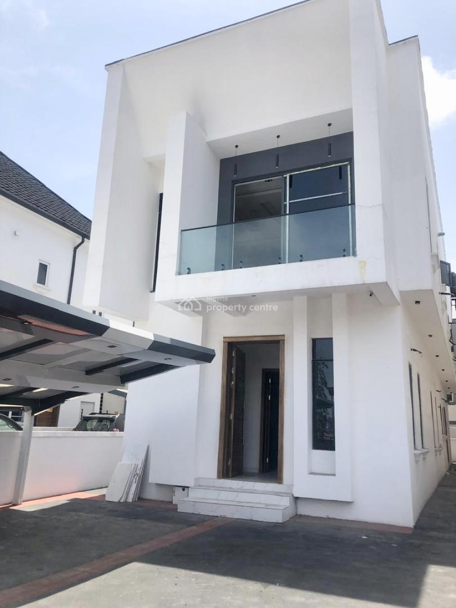 Newly Built 5 Bedroom Spacious Detached Duplex with 2living Rooms & Bq, Osapa London, Lekki, Lagos, Detached Duplex for Sale