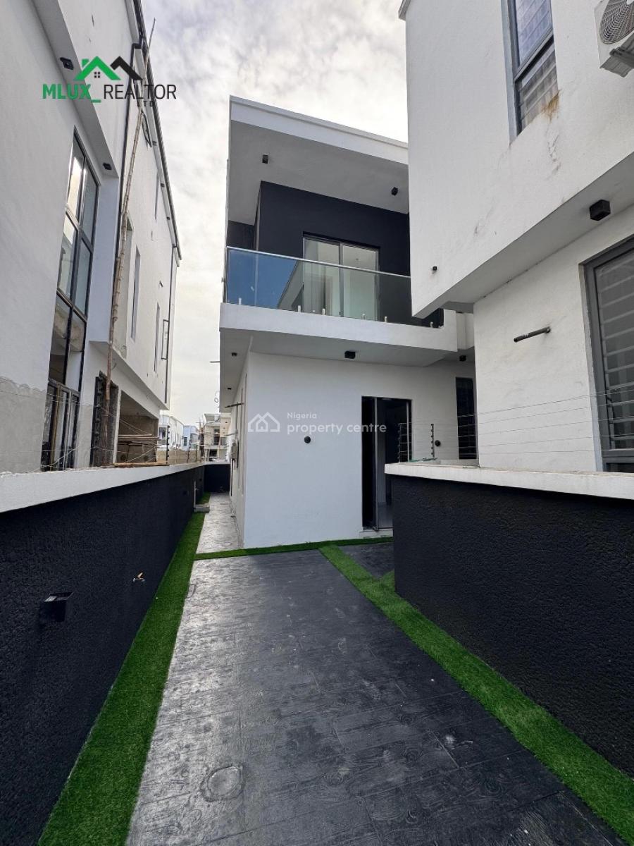Brand New 4 Bedroom Semi-detached Duplex with Bq, Chevron, Lekki, Lagos, Semi-detached Duplex for Rent