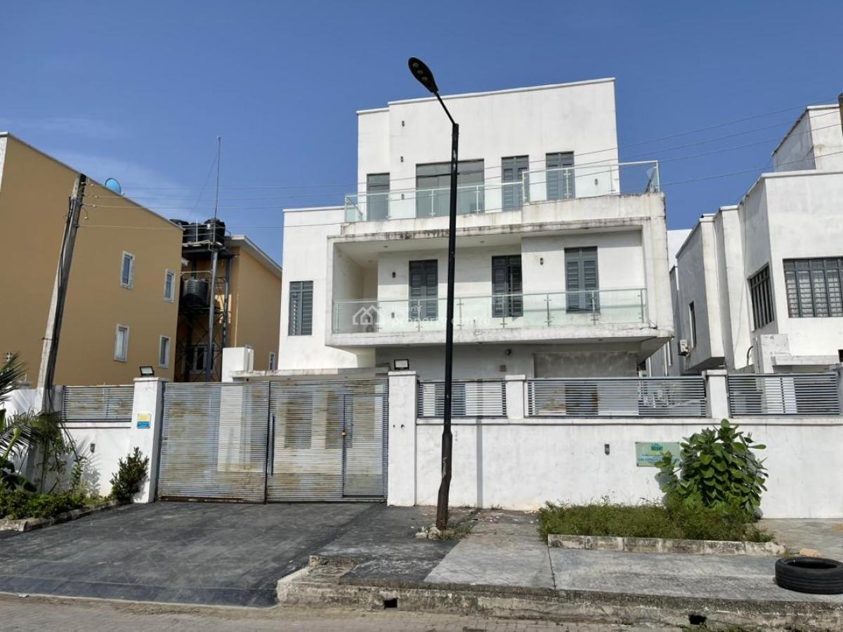 Modern Built Luxury 5bedrooms Fully Detached Duplex with Bq & Pool, Elf, Lekki, Lagos, Detached Duplex for Rent