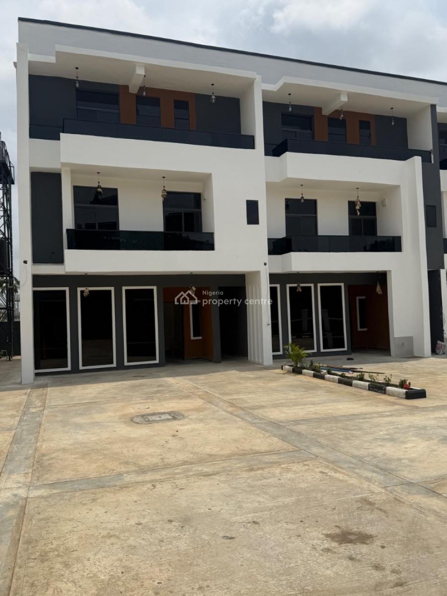 Spacious, Tastefully Finished and Serviced 4bedroom Terrace Duplex Wit, Guzape, Guzape District, Abuja, Terraced Duplex for Rent