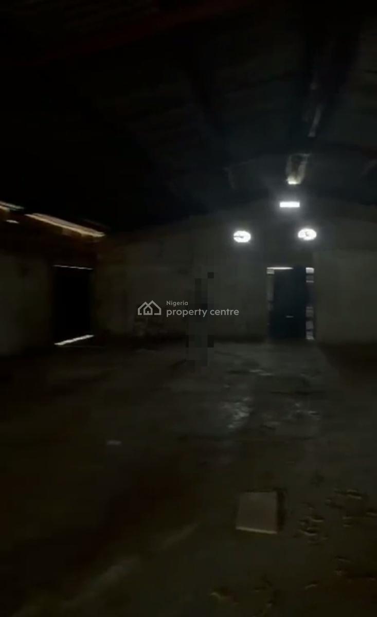 Spacious Well Positioned Warehouse 40 X 100 Size, Ikotun Idimu Road, Alake Bus Stop, Alimosho, Lagos, Warehouse for Rent